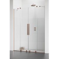 Radaway Furo Brushed Copper DWD drzwi prysznicowe 43,8 cm rozsuwane miedź szczotkowany/szkło przezroczyste 10108438-93-01