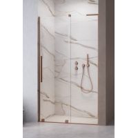 Radaway Furo SL Brushed Copper DWJ drzwi prysznicowe 100 cm miedź szczotkowana/szkło przezroczyste 10307522-93-01R/10110480-01-01