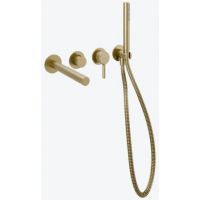 Zestaw wannowo prysznicowy Excellent Pi podtynkowy z słuchawką prysznicową Loka złoty szczotkowany (AREX.1240.02GB, AREX.1242GB, AREX.1241GB, AREX.SH.023GB)