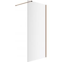 Excellent Vidoq Walk-in ścianka prysznicowa 80 cm miedź szczotkowana/szkło przezroczyste KAEX.1506.K.800.CB