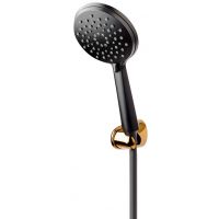 FDesign Hotspring słuchawka prysznicowa różowe złoto/czarny mat FD2-101-25