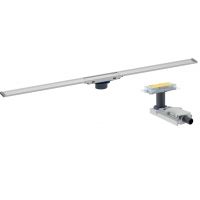 Zestaw Geberit CleanLine20 odpływ liniowy 90 cm rynna z wpustem stal nierdzewna szczotkowana (154450KS1, 154152001)