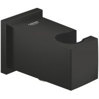 Grohe Euphoria Cube przyłącze kątowe z uchwytem czarny mat 263702430