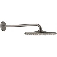 Grohe Rainshower deszczownica z ramieniem 31x31 cm okrągła Brushed Hard Graphite 26558AL0