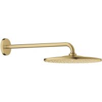 Grohe Rainshower deszczownica z ramieniem 31x31 cm okrągła Brushed Cool Sunrise 26558GN0
