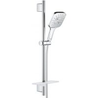 Grohe Rainshower SmartActive 130 Cube zestaw prysznicowy ścienny z drążkiem chrom 26583000