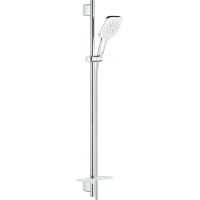 Grohe Rainshower SmartActive 130 Cube zestaw prysznicowy ścienny biały/chrom 26587LS0