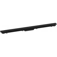Hansgrohe RainDrain Match Plus element zewnętrzny odpływu 100 cm czarny mat 56217670