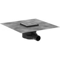 Hansgrohe RainDrain Point odpływ prysznicowy 10 cm stal szlachetna szczotkowana 56246800