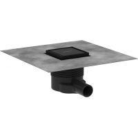 Hansgrohe RainDrain Brilliance odpływ prysznicowy 10 cm czarny mat 56250670