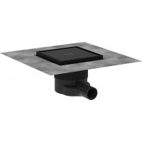 Hansgrohe RainDrain Brilliance odpływ prysznicowy 15 cm czarny mat 56251670