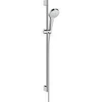 Hansgrohe Croma Select S zestaw prysznicowy ścienny biały/chrom 26570400