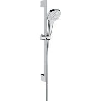 Hansgrohe Croma Select E zestaw prysznicowy ścienny biały/chrom 26582400