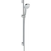Hansgrohe Croma Select E zestaw prysznicowy ścienny biały/chrom 26590400