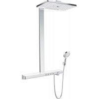 Hansgrohe Rainmaker Select Showerpipe zestaw prysznicowy ścienny termostatyczny biały/chrom 27106400