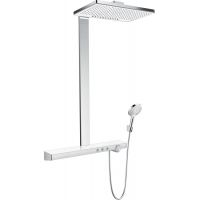 Hansgrohe Rainmaker Select Showerpipe zestaw prysznicowy ścienny termostatyczny biały/chrom 27109400