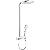 Hansgrohe Raindance Select E Showerpipe zestaw prysznicowy ścienny termostatyczny biały/chrom 27127400