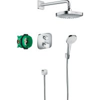 Hansgrohe Croma Select E zestaw prysznicowy podtynkowy termostatyczny chrom 27294000