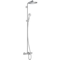 Hansgrohe Crometta S Showerpipe zestaw prysznicowy ścienny termostatyczny chrom 27320000