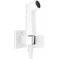 Hansgrohe Bidette bateria bidetowa z zestawem prysznicowym podtynkowa biały mat 29233700