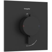 Hansgrohe Ecostat Comfort E bateria prysznicowa podtynkowa termostatyczna czarna 33710670