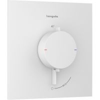 Hansgrohe Ecostat Comfort E bateria prysznicowa podtynkowa termostatyczna biała 33710700