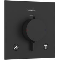 Hansgrohe Ecostat Comfort E bateria wannowo-prysznicowa podtynkowa termostatyczna czarna 33711670