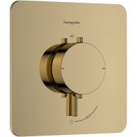 Hansgrohe Ecostat Comfort Q bateria prysznicowa podtynkowa termostatyczna złoty optyczny polerowany 33712990