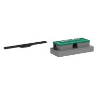 Zestaw Hansgrohe Raindrain Flex odpływ liniowy 80 cm czarny mat (56044670, 01000180)