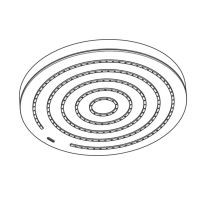 Hansgrohe Pulsify S deszczownica brąz szczotkowany 94520140