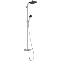 Hansgrohe Activera S zestaw wannowo-prysznicowy ścienny termostatyczny z deszczownicą chrom 28871000