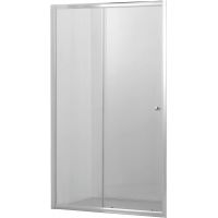 Hagser Ava drzwi prysznicowe 100 cm dwuczęściowe przesuwne chrom błyszczący/szkło przezroczyste HGR10000021