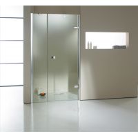 Hüppe Enjoy elegance częściowo w ramie 4-kąt drzwi prysznicowe 120 cm prawe szkło przezroczyste 3T3204.092.322
