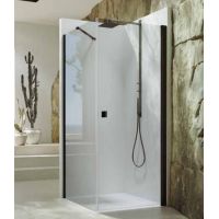 Hüppe SolvaPro TG 4-kąt drzwi prysznicowe 90 cm prawe srebrny połysk/szkło przezroczyste Anti-Plaque 7T0202092322