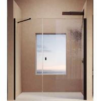 Hüppe SolvaPro TG 4-kąt drzwi prysznicowe 90 cm prawe srebrny połysk/szkło przezroczyste Anti-Plaque 7T3002092322