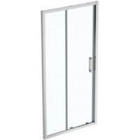 Ideal Standard Connect 2 drzwi prysznicowe 100 cm rozsuwane srebrny szczotkowany/szkło przezroczyste K9273EO