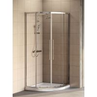 Ideal Standard Kubo kabina prysznicowa 90x90 cm półokrągła chrom/szkło przezroczyste T7141EO