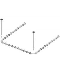 Keuco Plan drążek zasłony prysznicowej 100 cm chrom 14940011000