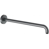 Keuco ramię prysznicowe 45 cm szczotkowany czarny chrom 51688130400