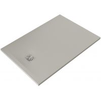 Kludi Terra brodzik prostokątny 120x80 cm jasny szary mat 08DW07O2