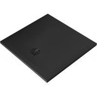 Kludi Terra brodzik kwadratowy 80x80 cm czarny mat 08DW0939