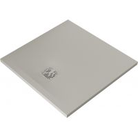 Kludi Terra brodzik kwadratowy 80x80 cm jasny szary mat 08DW09O2