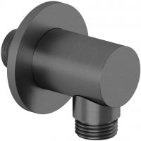 Kludi A-QA przyłącze kątowe czarny szczotkowany 65547N2-00