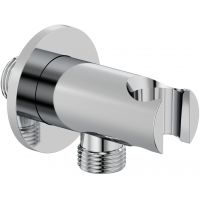 Kludi A-QA przyłącze kątowe z uchwytem chrom 6556705-00