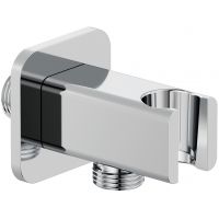 Kludi A-QA przyłącze kątowe z uchwytem chrom 6556805-00