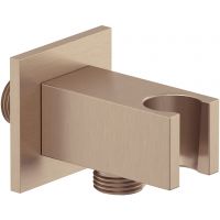 Kludi A-QA przyłącze kątowe z uchwytem brązowy szczotkowany 65569N1-00