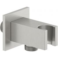 Kludi A-QA przyłącze kątowe z uchwytem nikiel szczotkowany 65569N5-00