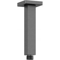 Kludi A-QA ramię prysznicowe 15 cm sufitowe czarny szczotkowany 66545N2-00