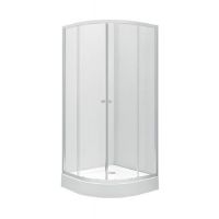 Koło First kabina półokrągła 90 cm szkło satyna ZKPG90214003