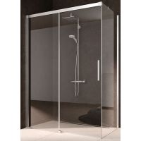 Kermi Nica NI D2L drzwi prysznicowe 120 cm lewe srebrny połysk/szkło przezroczyste NID2L12320VPK